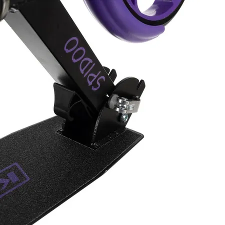 Hulajnoga Składana Miejska Dla Dzieci ABEC-7 Fioletowy Kruzzel Spidoo - obrazek 10