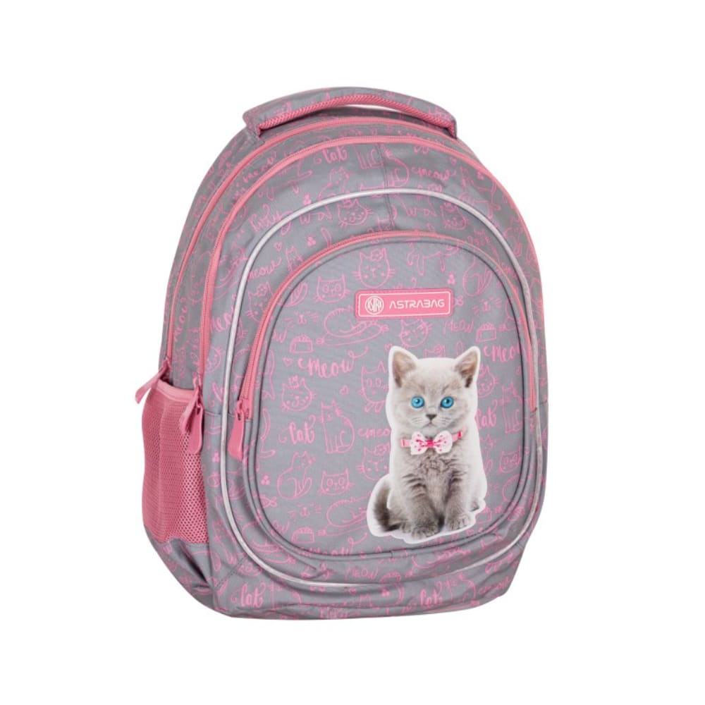 Plecak Szkolny Dla Dziewczynki 20L Astrabag PINKY KITTY AB330