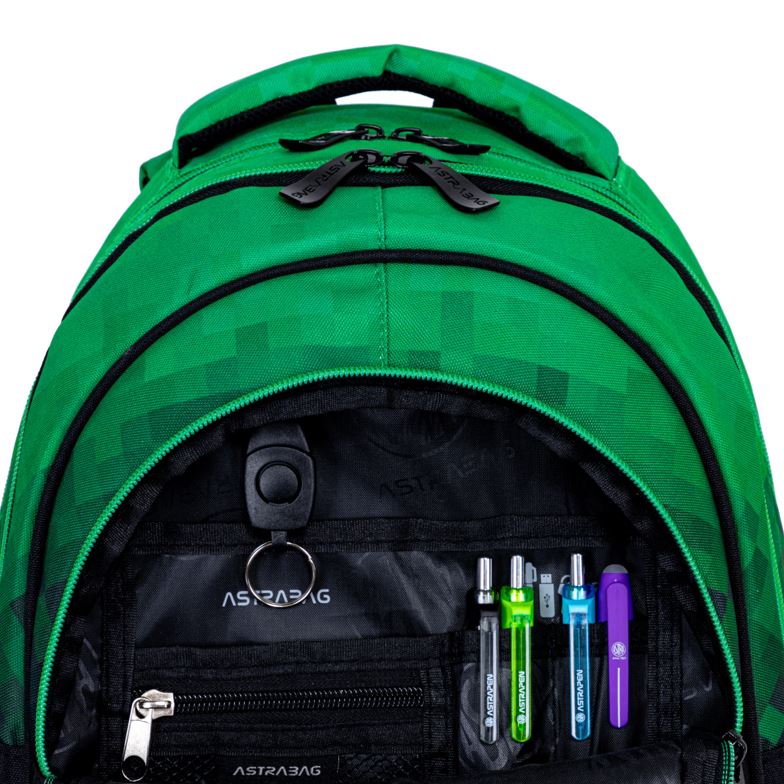 Plecak Szkolny Dla Chłopca 27L Astrabag PIXEL HERO AB300 - obrazek 4