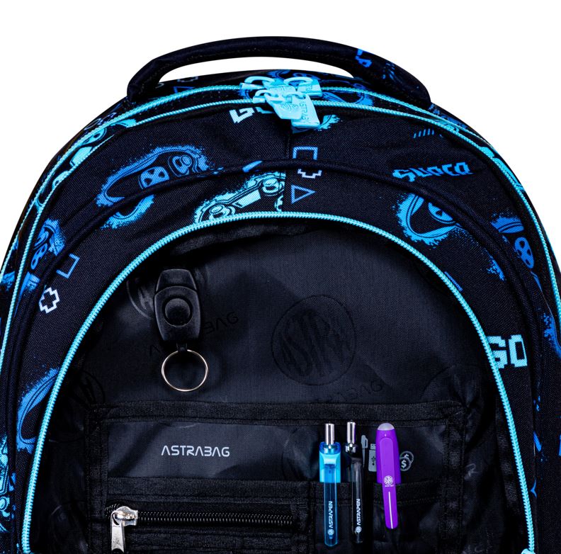 Plecak Szkolny Dla Chłopca 20L Astrabag GO PLAYING AB330 - obrazek 4