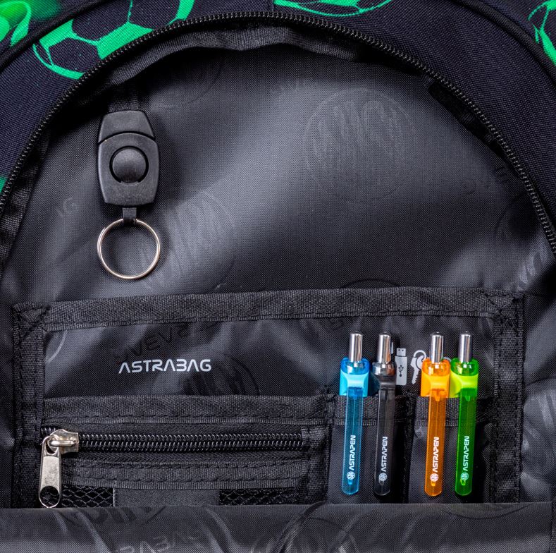 Plecak Szkolny Dla Chłopca 20L Astrabag NEO FOOTBALL AB330 - obrazek 4