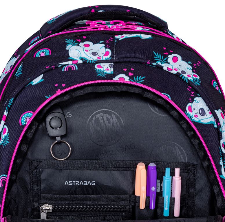 Plecak Szkolny Dla Dziewczynki 27L Astrabag SLEEPY KOALA AB300 - obrazek 4