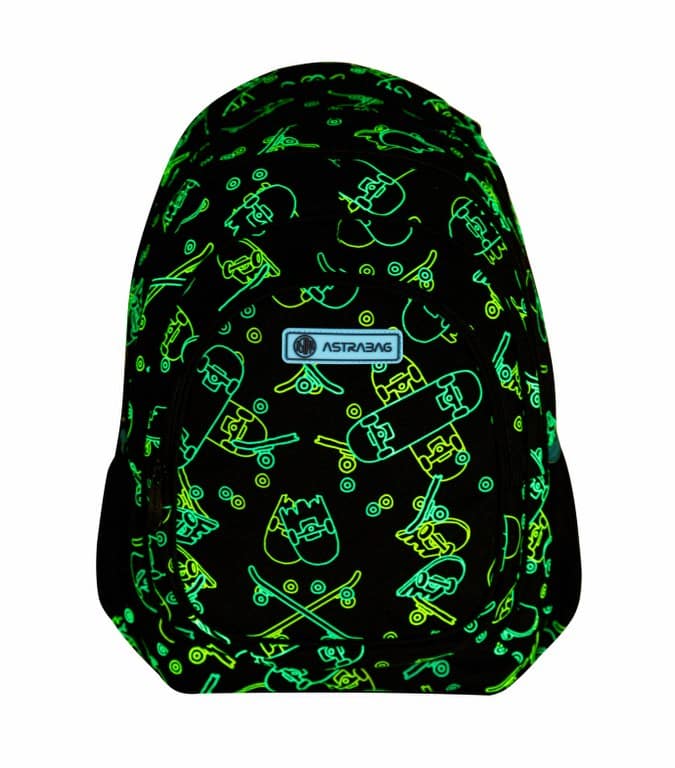 Plecak Szkolny Dla Chłopca 20L Astrabag NEON EFFECT SKATE AB330 - obrazek 5