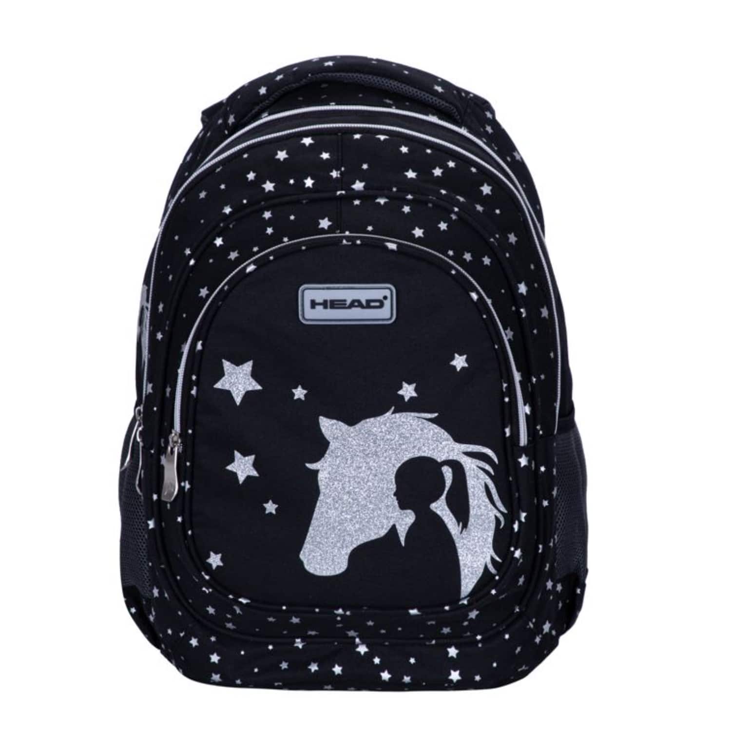 Plecak Szkolny Dla Dziewczynki 20L Head GLITTER EFFECT SILVER DREAM AB330