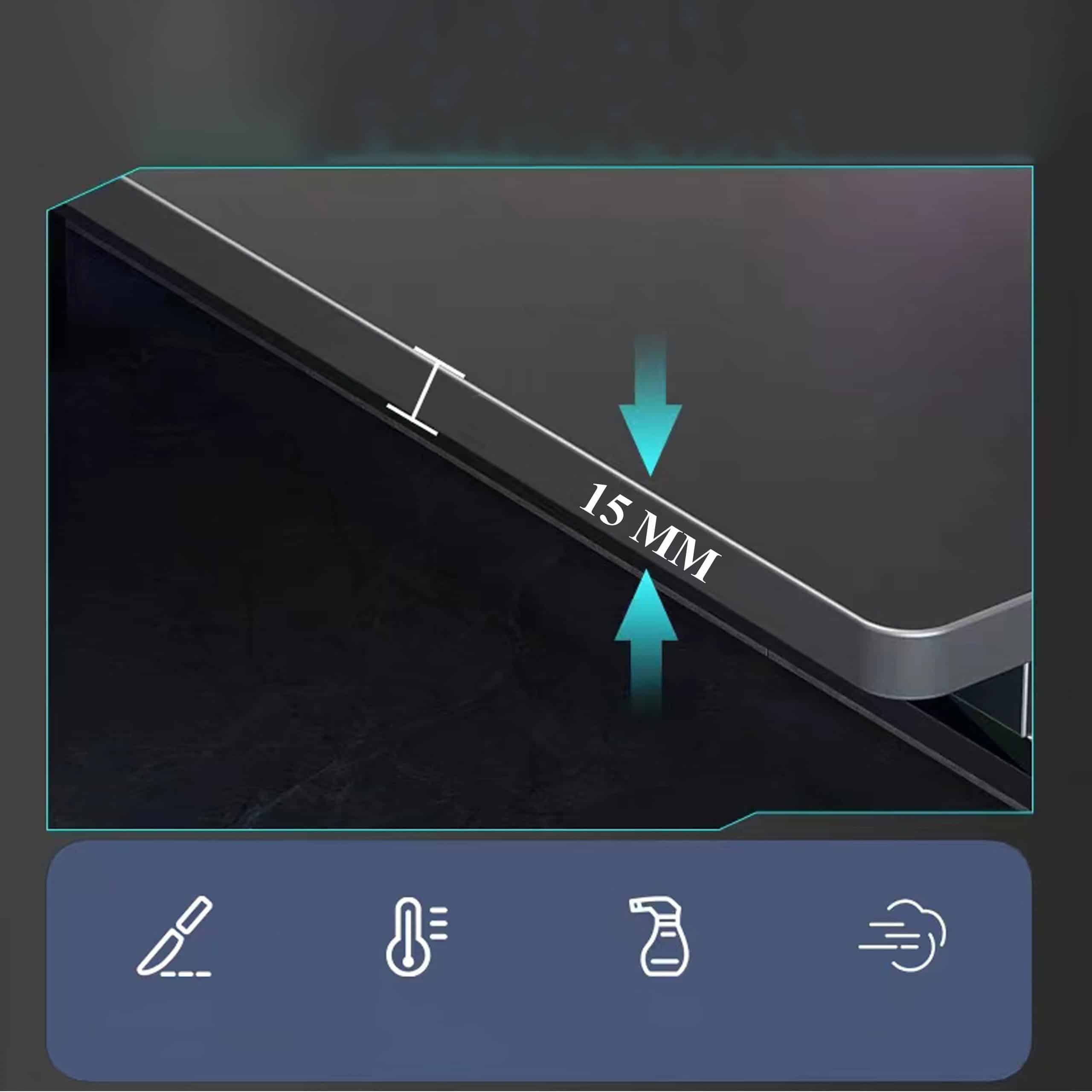 18 x Biurko Komputerowe Stół Gamingowy dla Gracza Komputerowe Duże Stabilne - obrazek 9