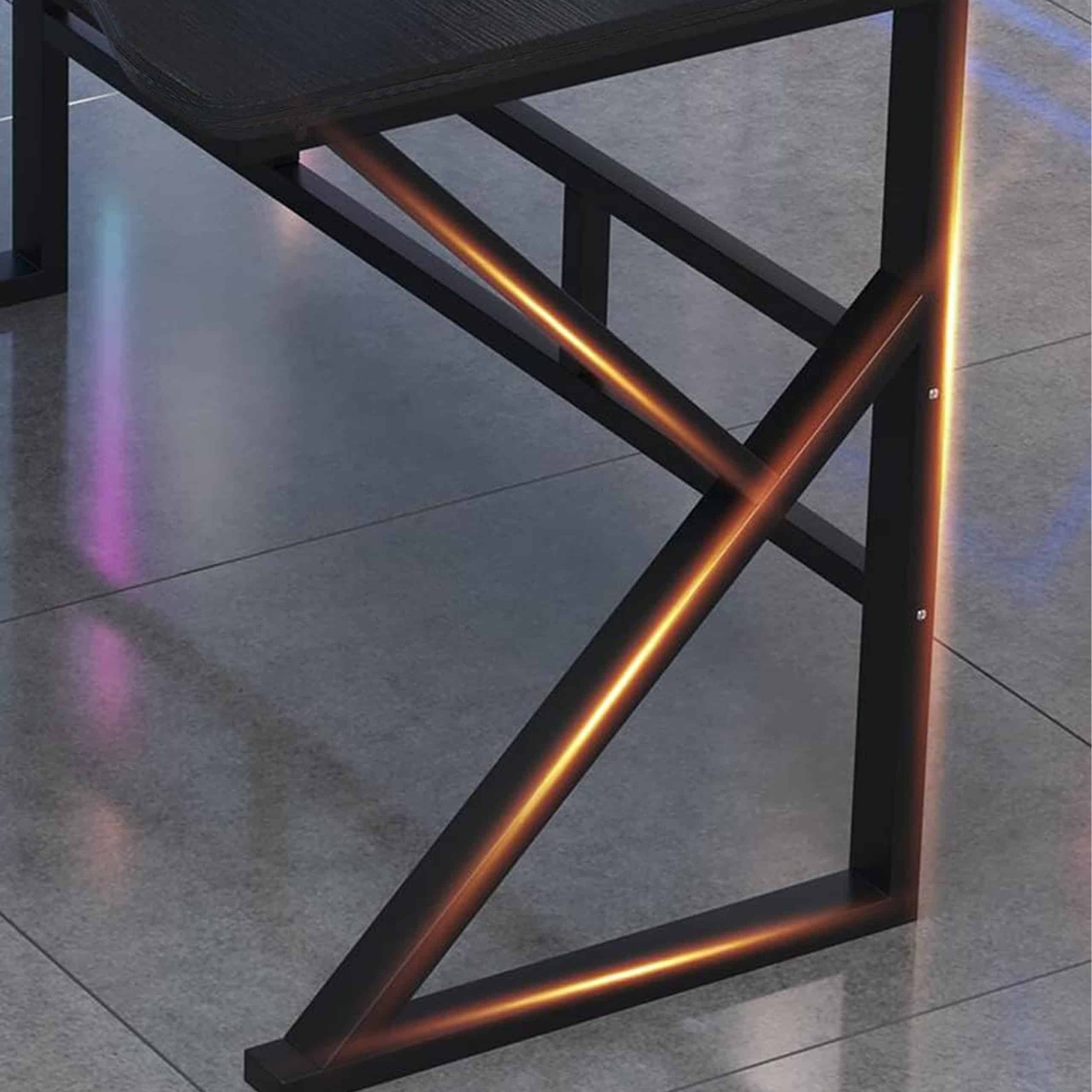 18 x Biurko Komputerowe Stół Gamingowy dla Gracza Komputerowe Duże Stabilne - obrazek 12