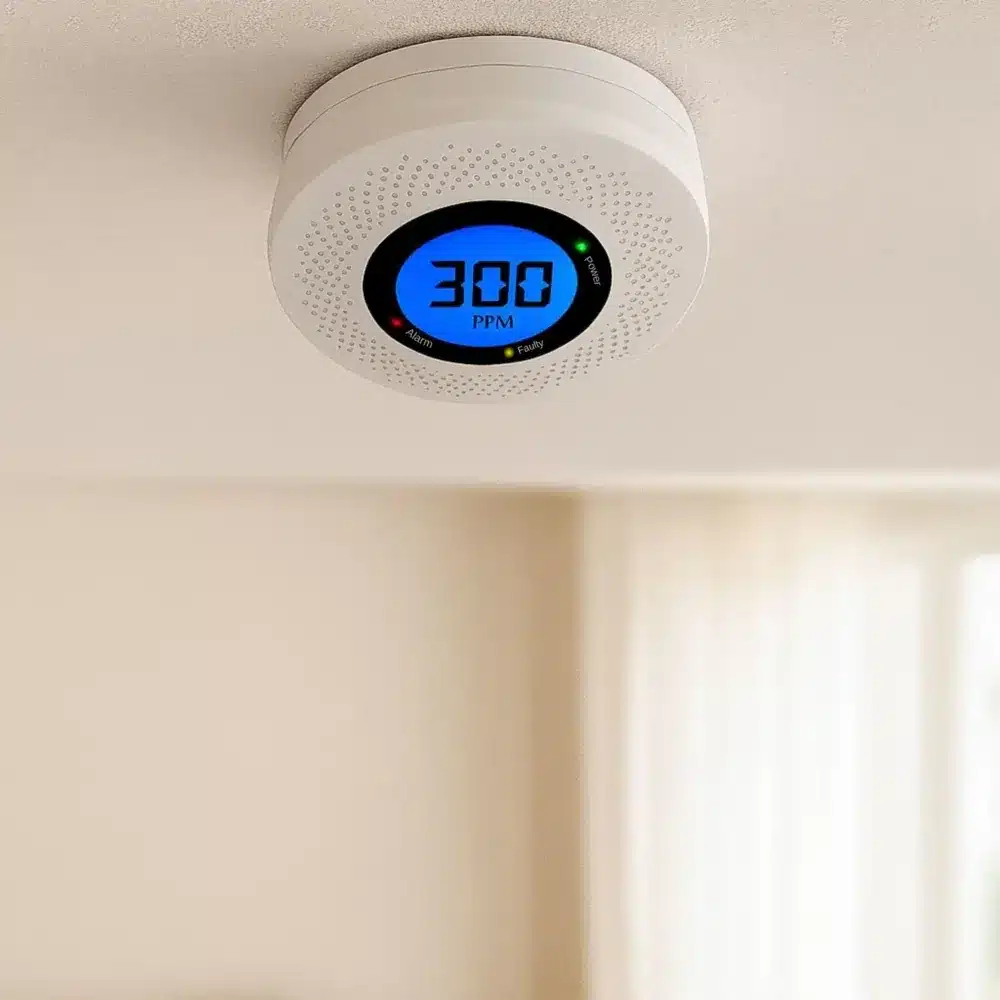 Czujnik Czadu Dymu Detektor Tlenku Węgla Bezprzewodowy LCD - obrazek 8
