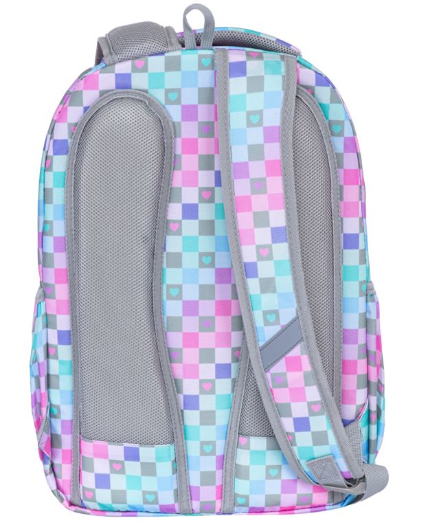 Plecak Szkolny Dla Dziewczynki 25L Head CHECKERED HEARTS AB200 - obrazek 3
