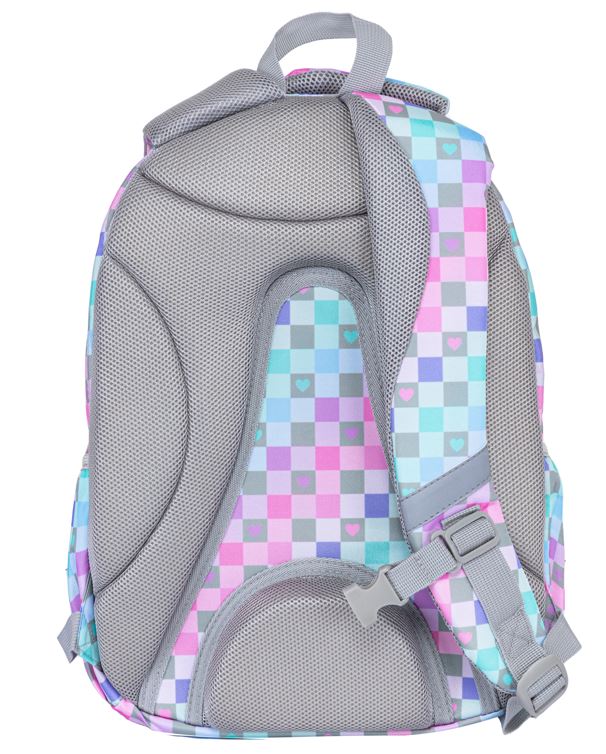 Plecak Szkolny Dla Dziewczynki 20L Head CHECKERED HEARTS AB330 - obrazek 3