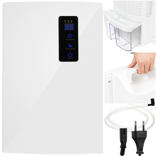 Osuszacz Oczyszczacz Powietrza Pochłaniacz Wilgoci 1,8L Ruhhy Biały