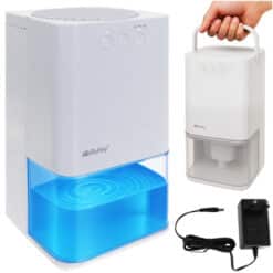 Osuszacz Powietrza Pochłaniacz Wilgoci LED Timer 1,4L Ruhhy Biały