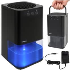Osuszacz Powietrza Pochłaniacz Wilgoci LED Timer 1,4L Ruhhy Czarny
