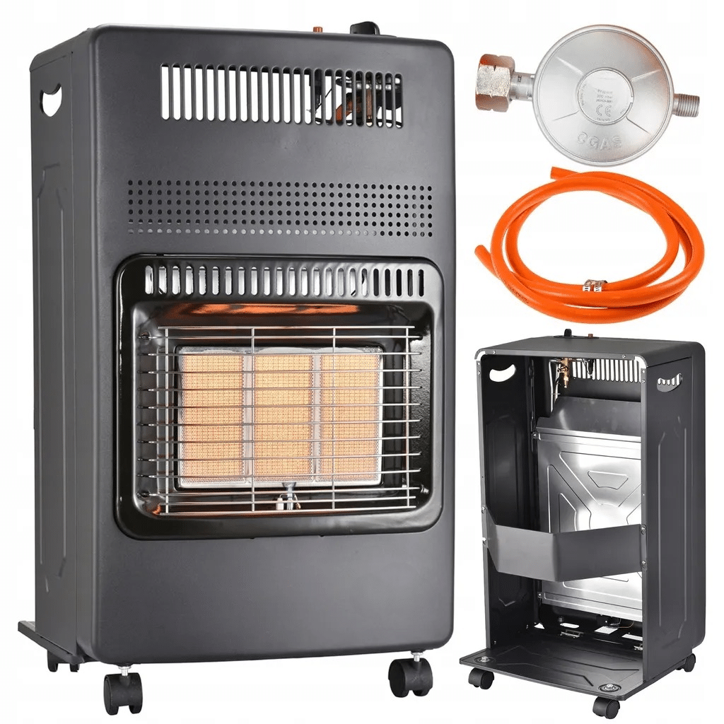 Piecyk Grzejnik Gazowy Na Butlę Przenośny Reduktor 4,2 kW