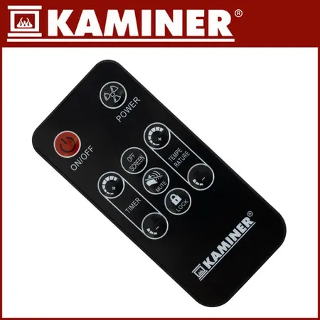 Grzejnik Elektryczny Konwektorowy Szklany WiFi Pilot Czarny Kaminer 2500W - obrazek 10