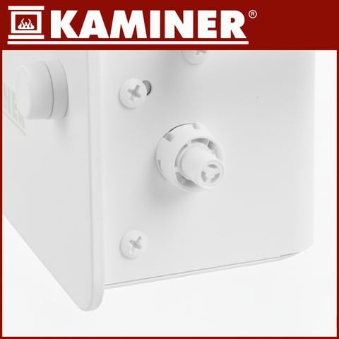 Grzejnik Elektryczny Konwektorowy Szklany WiFi Pilot Biały Kaminer 2500W - obrazek 5