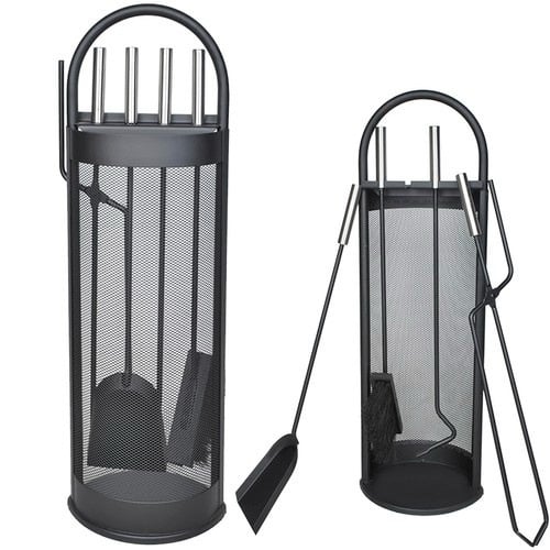 Przybory Kominkowe Akcesoria Zestaw Do Kominka 5w1