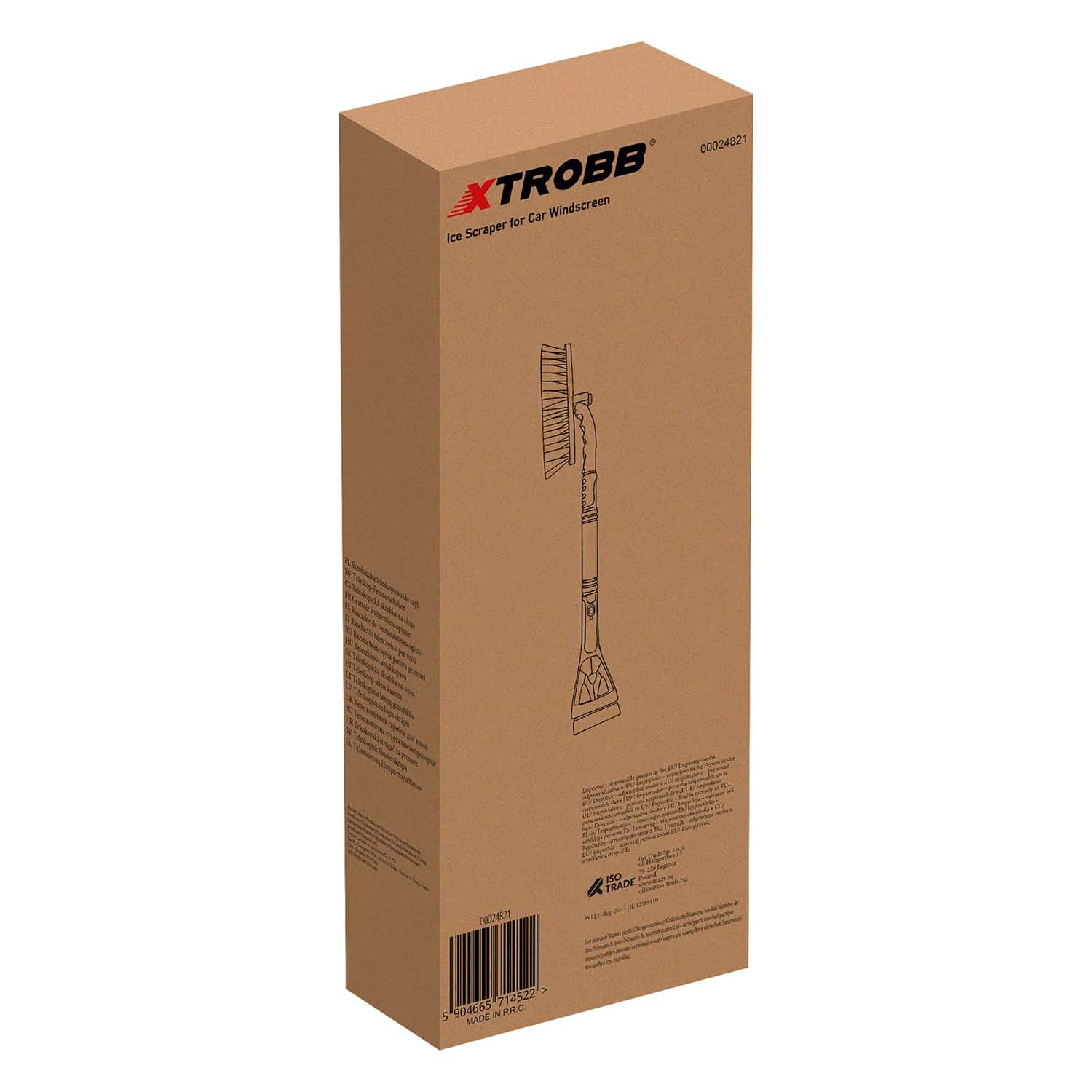 Skrobaczka Do Szyb Szczotka Skrobak Do Śniegu Odśnieżania Teleskopowa - obrazek 8