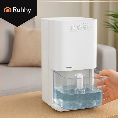 Osuszacz Powietrza Pochłaniacz Wilgoci LED Timer 1,4L Ruhhy Biały - obrazek 14