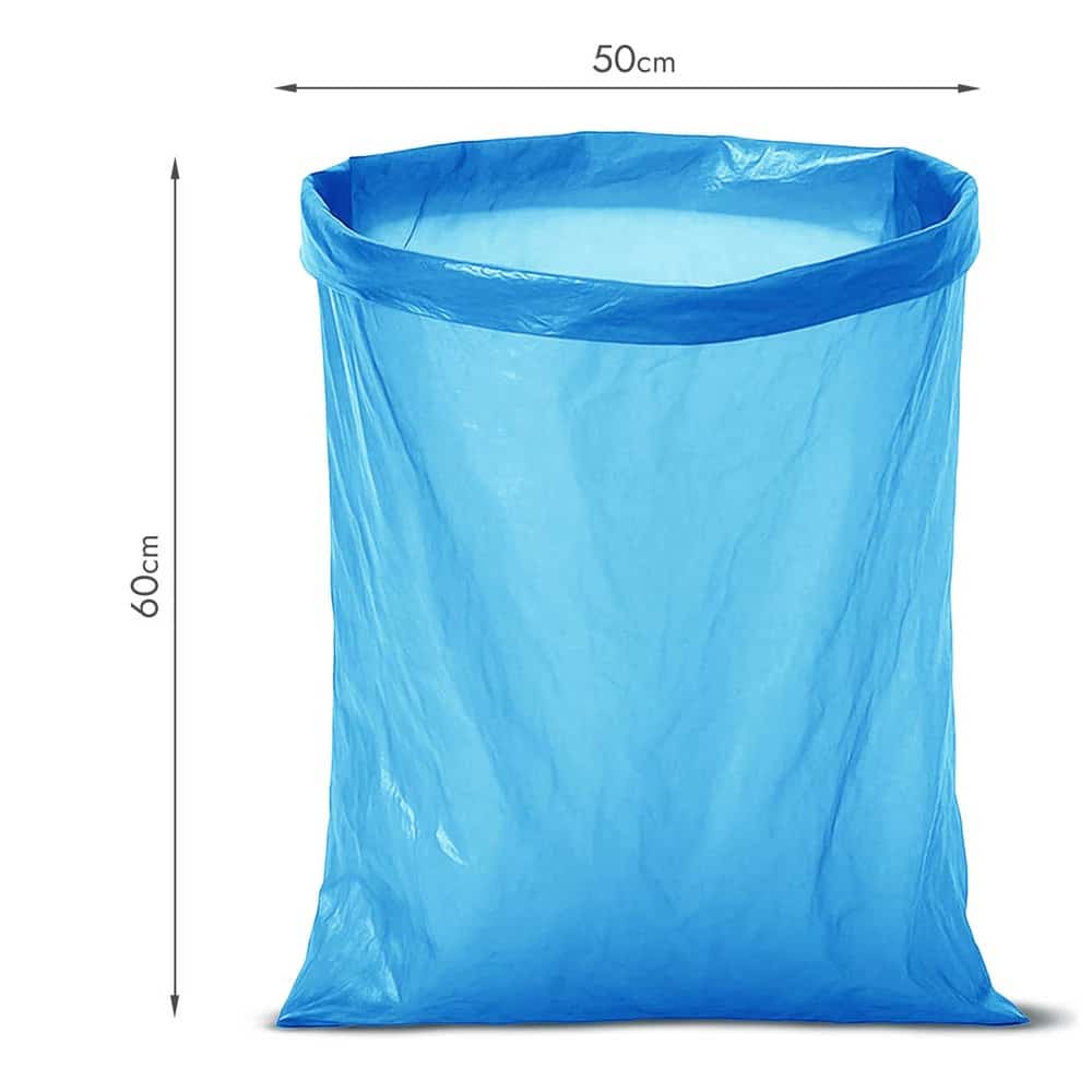 Worki Na Śmieci Wiązane 35L Niebieskie 150 szt. - obrazek 3