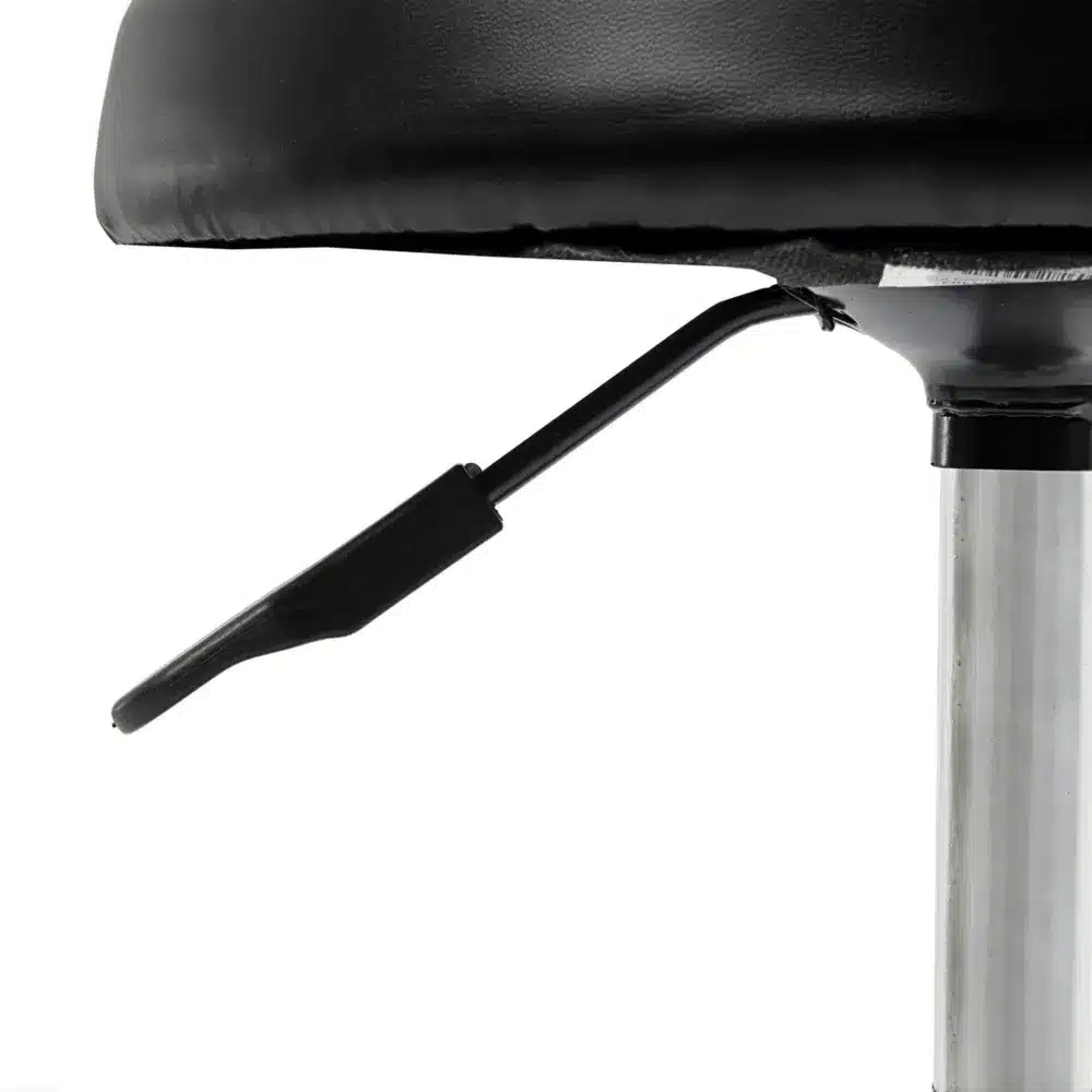 Hoker Barowy Stołek Fryzjerski Kosmetyczny Obrotowy Czarny - obrazek 7