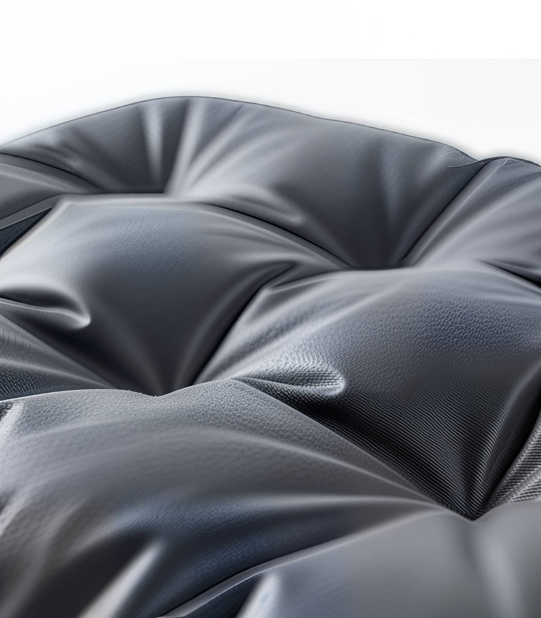 Fotel Bujany Ogrodowy Wypoczynkowy z Poduszką Szary - obrazek 3