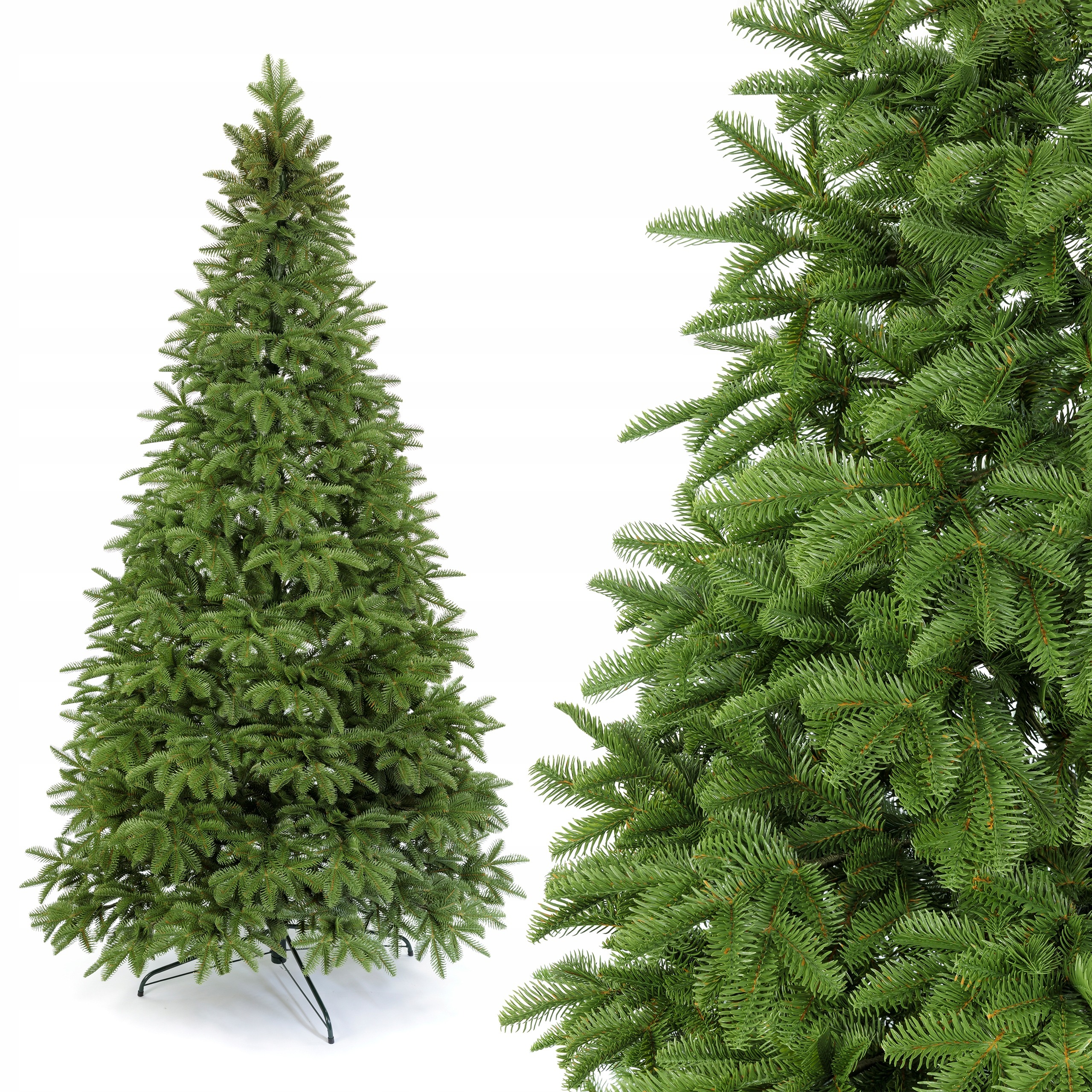 Choinka Sztuczna Jak Żywa Jodła 2D PE Olive Glow 130cm