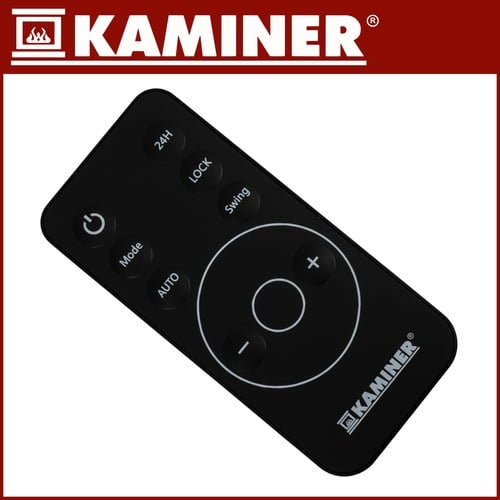 Kurtyna Powietrzna Ścienna Szklana WiFi Pilot Czarny Kaminer 2000W - obrazek 6