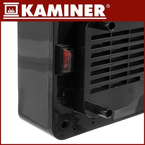 Kurtyna Powietrzna Ścienna Szklana WiFi Pilot Czarny Kaminer 2000W - obrazek 5