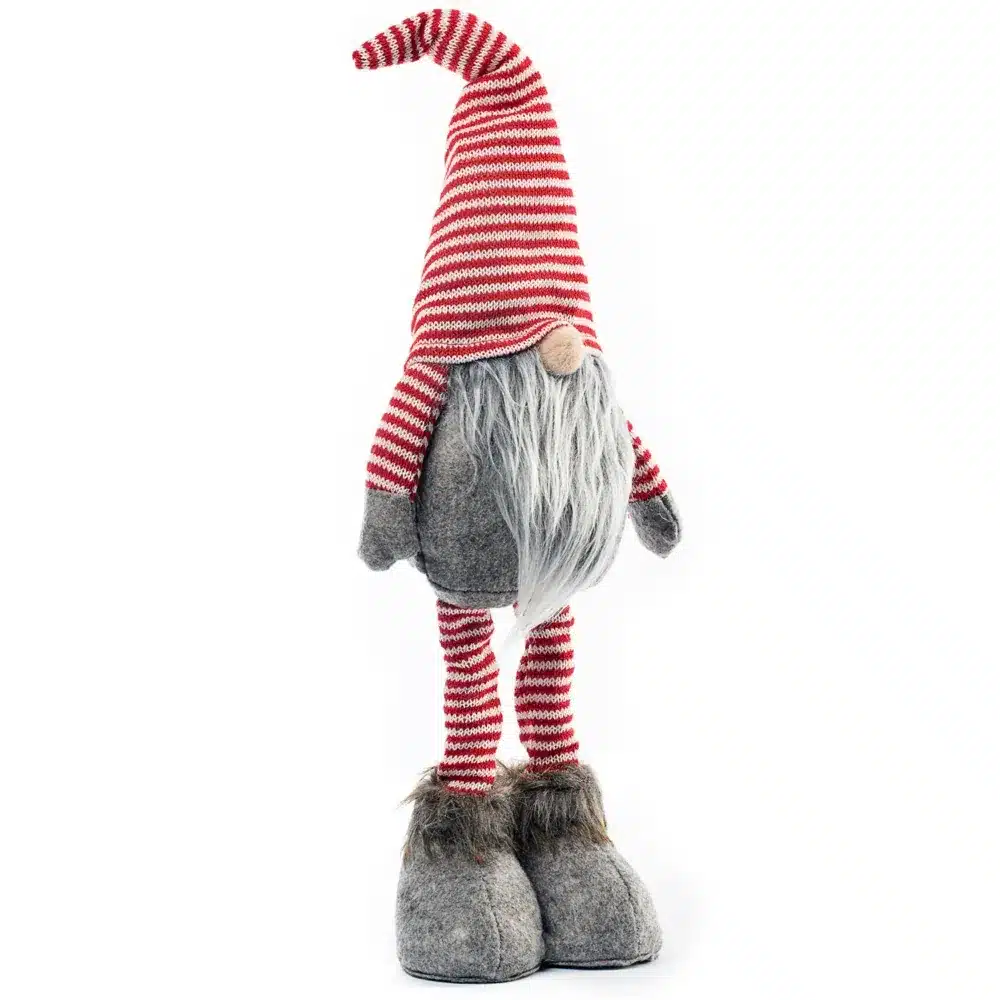 Skrzat Świąteczny Krasnal Teleskopowy Regulowany Czerwony 52cm - obrazek 5