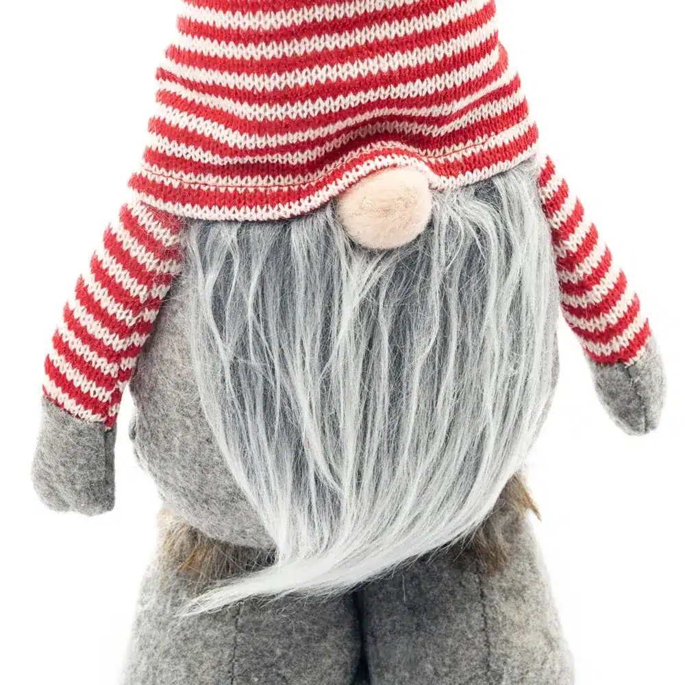 Skrzat Świąteczny Krasnal Teleskopowy Regulowany Czerwony 52cm - obrazek 4