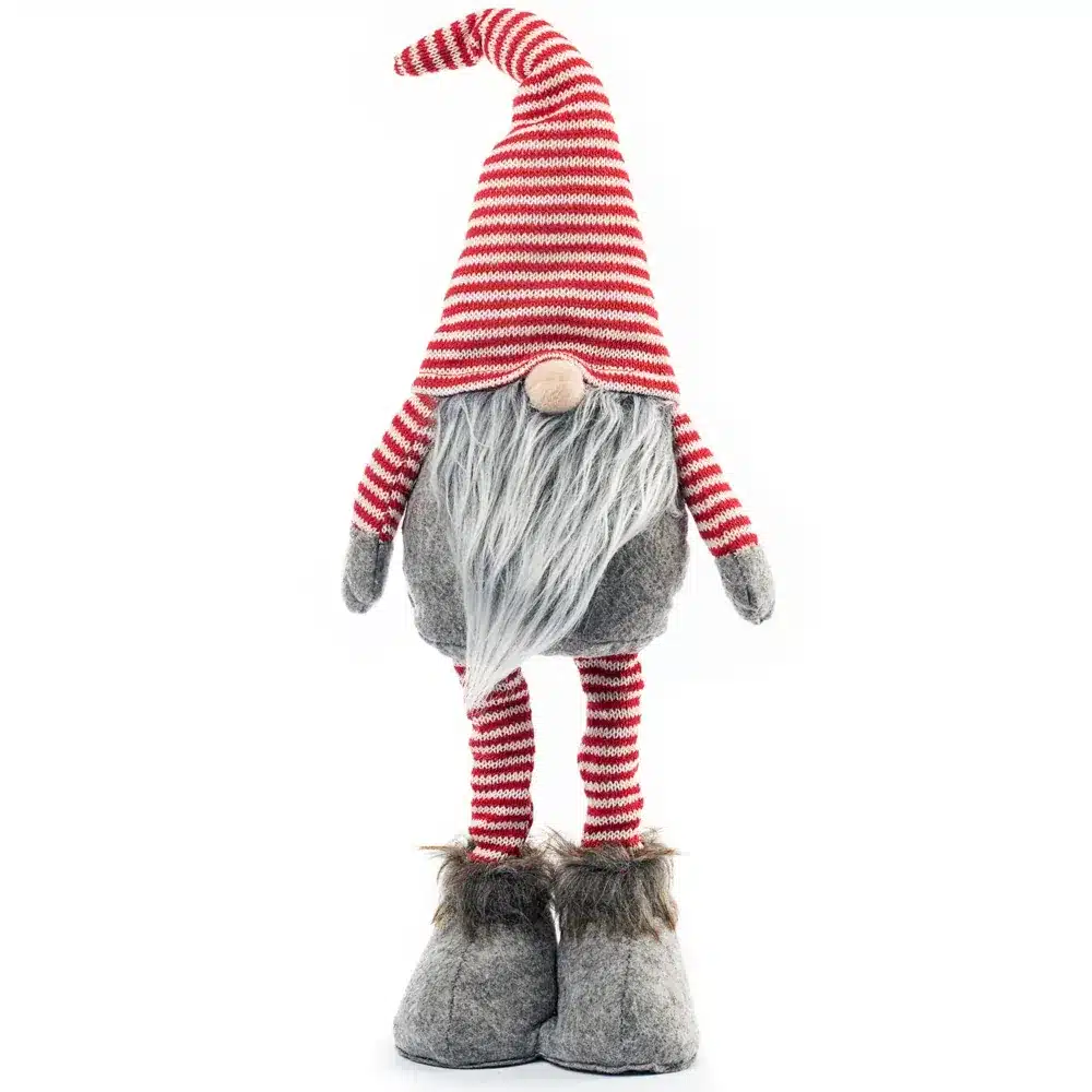 Skrzat Świąteczny Krasnal Teleskopowy Regulowany Czerwony 52cm - obrazek 3