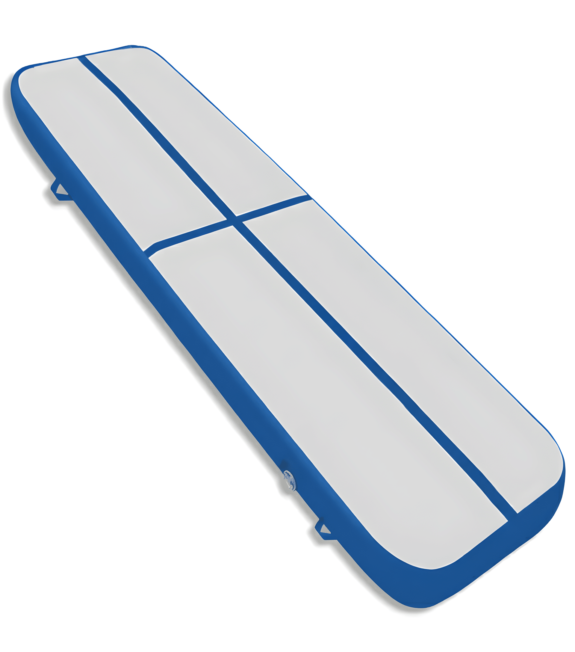 Airtrack Mata Gimnastyczna Ścieżka Akrobatyczna Niebieski 500x100x10cm