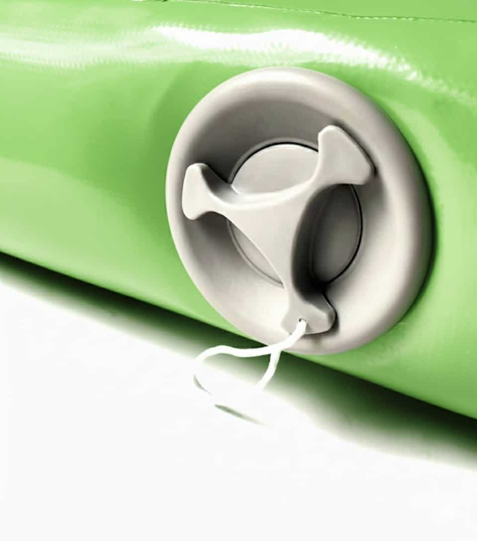 Airtrack Mata Gimnastyczna Ścieżka Akrobatyczna Zielony 500x100x10cm - obrazek 2