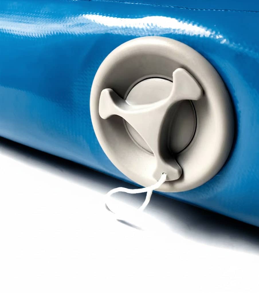 Airtrack Mata Gimnastyczna Ścieżka Akrobatyczna Niebieski 500x100x10cm - obrazek 3