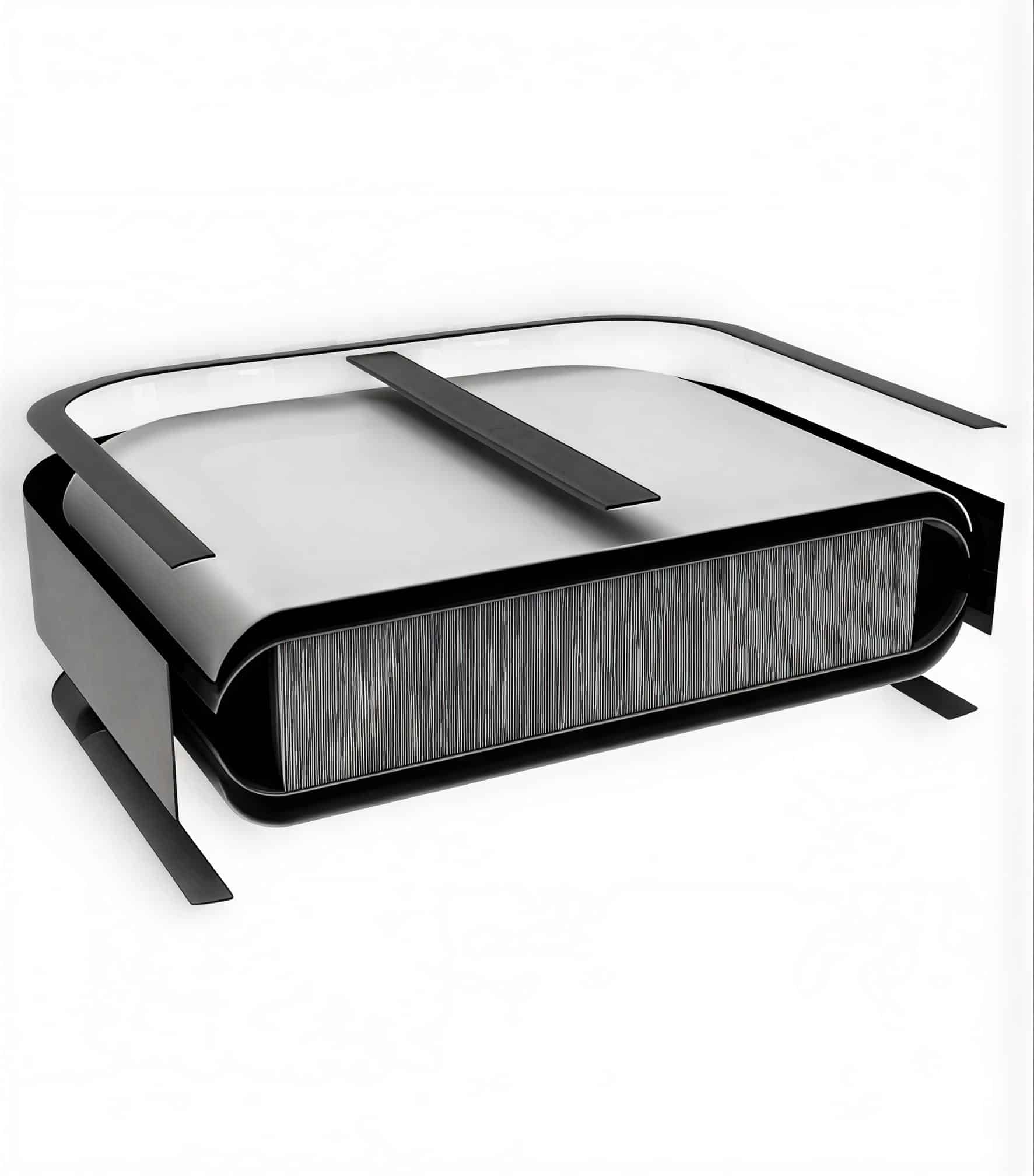 Airtrack Mata Gimnastyczna Ścieżka Akrobatyczna Czarny 300x100x10cm - obrazek 3