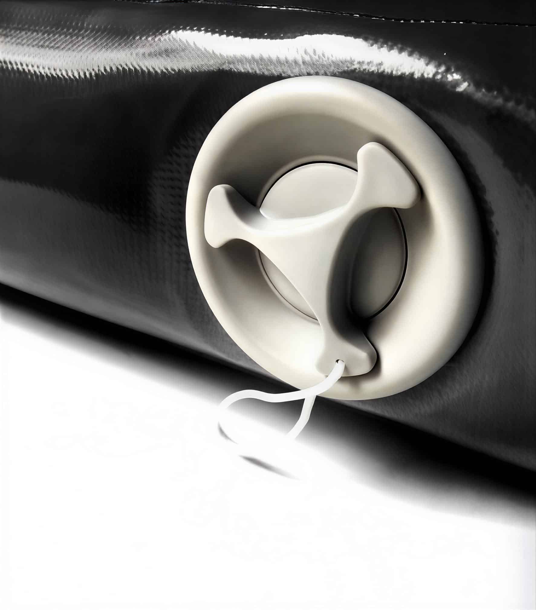 Airtrack Mata Gimnastyczna Ścieżka Akrobatyczna Czarny 300x100x10cm - obrazek 4