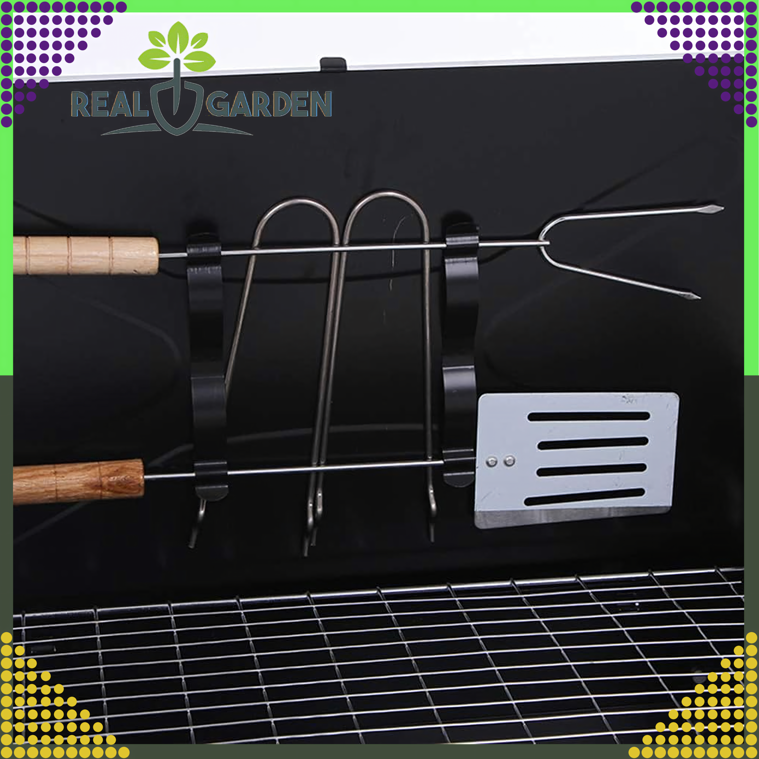 Grill Ogrodowy Turystyczny Składany Przenośny Walizka Kemping + Sztućce - obrazek 19