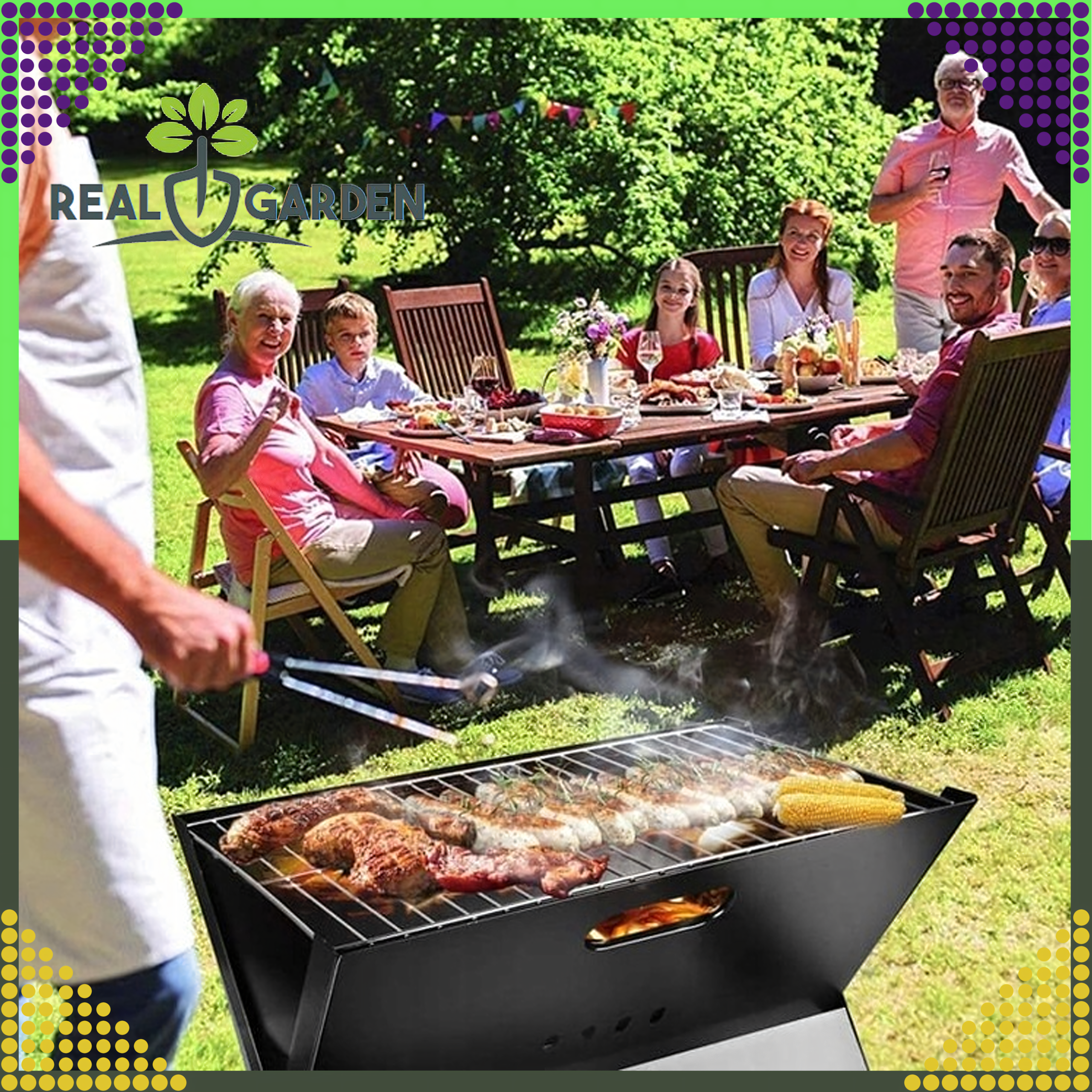 Grill Biwakowy Turystyczny Ogrodowy Przenośny Składany Węglowy Walizka - obrazek 29