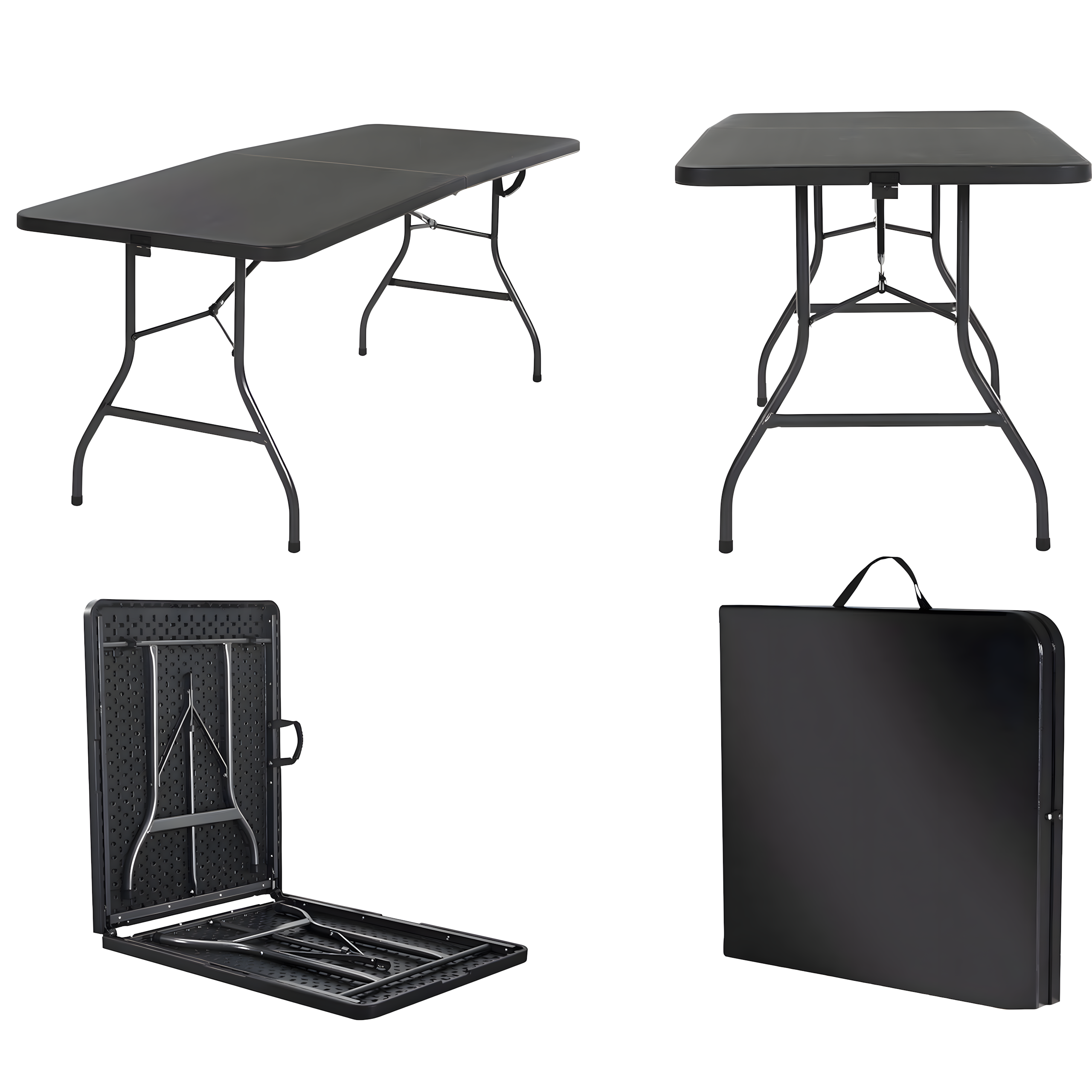 Stół Cateringowy Ogrodowy Bankietowy Walizka Składany Duży 180x74x70cm - obrazek 17