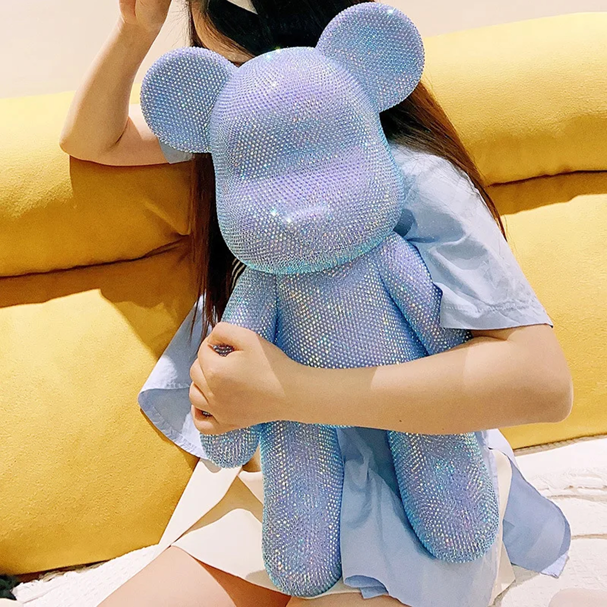 Diamond Painting Haft Diamentowy Zestaw 5D FIGURKA DUŻY MIŚ 38 cm - obrazek 5