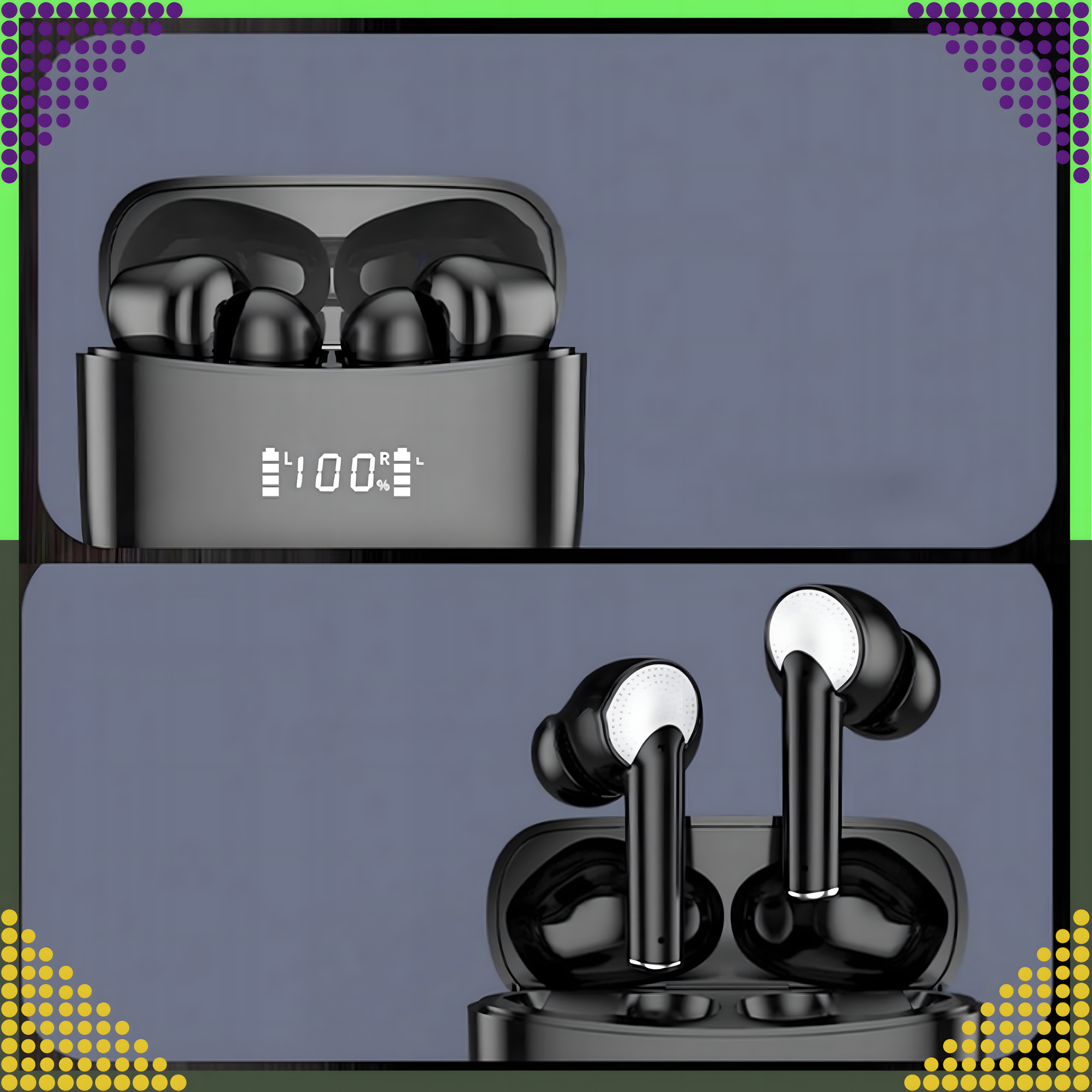 Słuchawki Bezprzewodowe Bluetooth Sportowe do Biegania Powerbank Mikrofon - obrazek 5