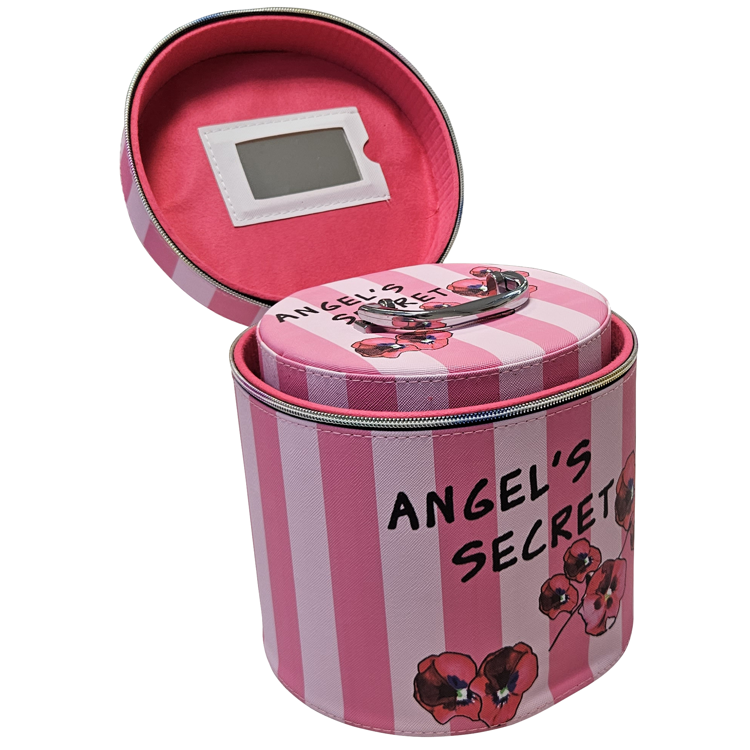 KOSMETYCZKA DAMSKA ORGANIZER KUFEREK NA KOSMETYKI 3w1 - obrazek 3