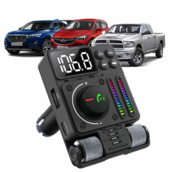 Transmiter Samochodowy Ładowarka Nadajnik Radio FM Bluetooth 5.3 PD 30W