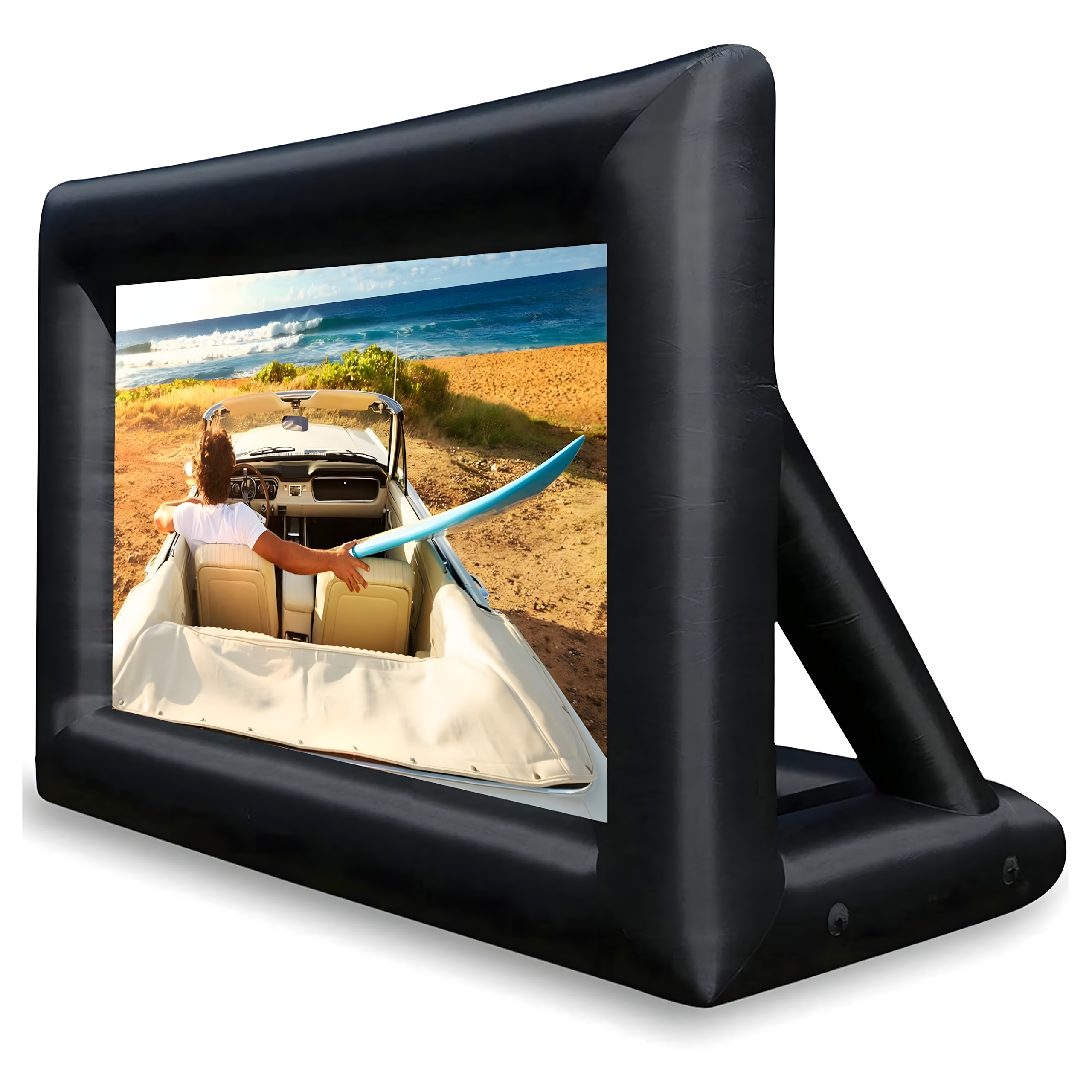 Duży Dmuchany Ekran FIlmowy Projekcyjny do Projektora KINO z Dmuchawą - obrazek 3