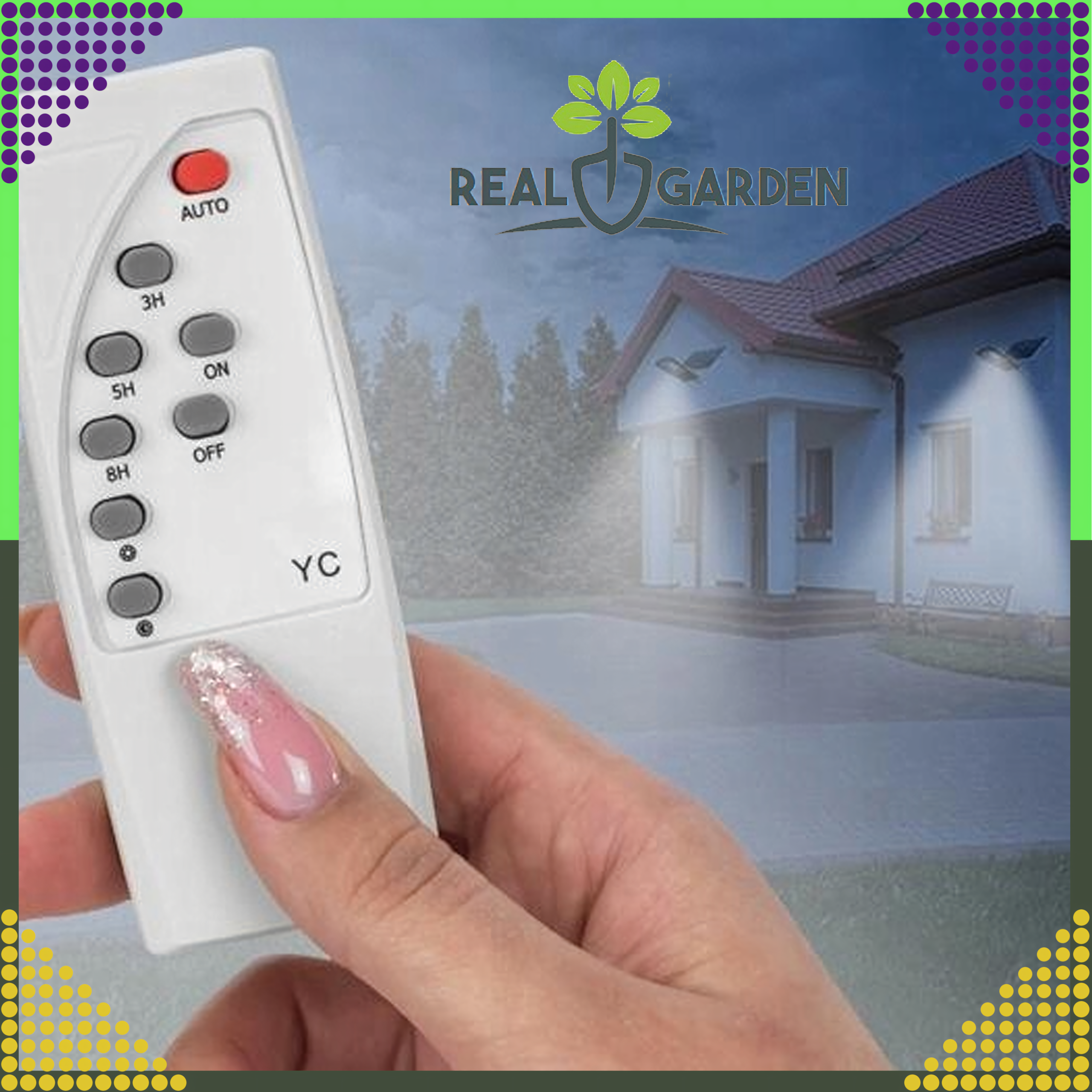 Latarnia Ogrodowa Lampa Solarna na Słup Mocna 50W Panel Uliczna 100 Led - obrazek 5