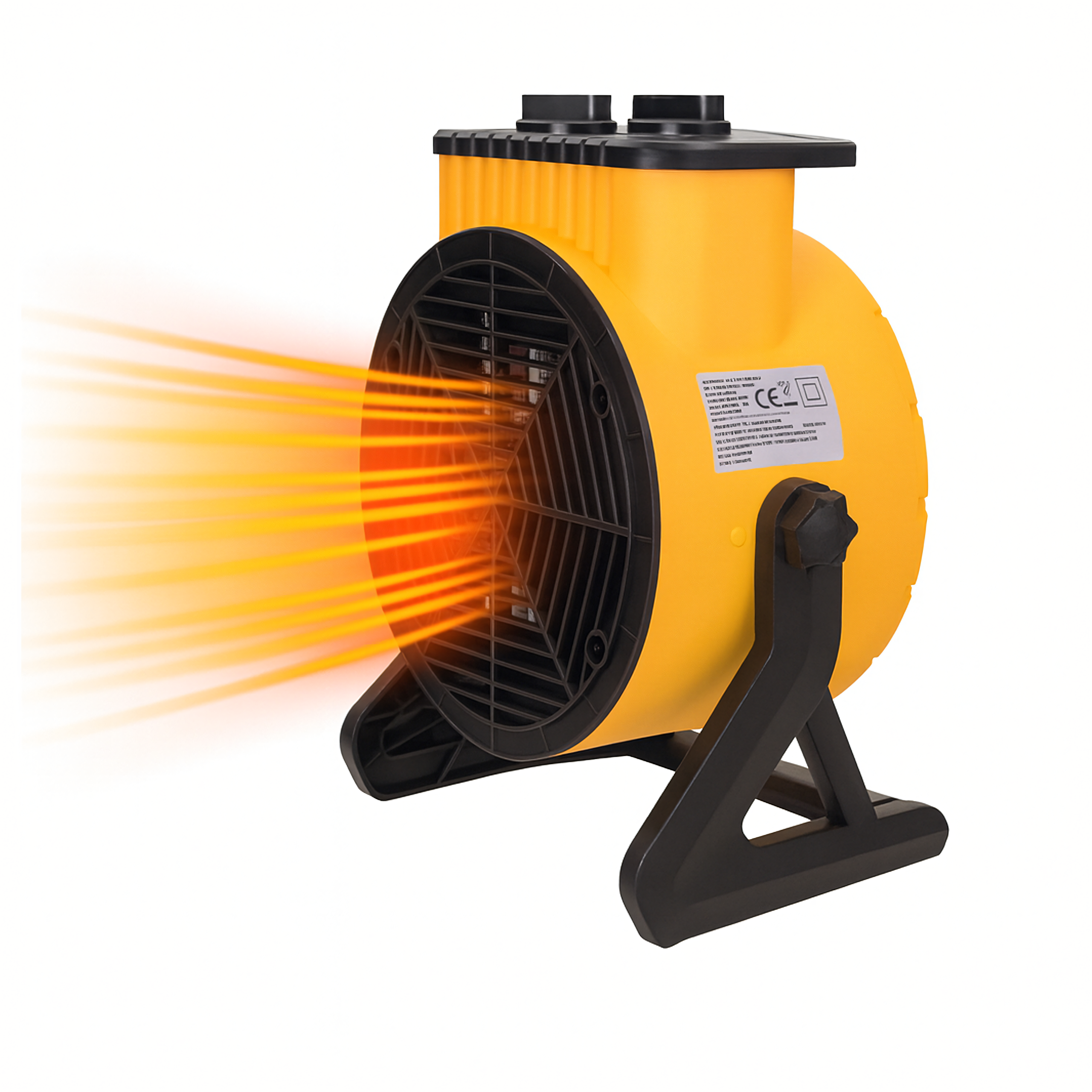 Nagrzewnica Elektryczna Dmuchawa 2kW Farelka Grzejnik Termostat 2000W - obrazek 2