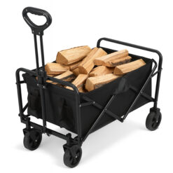 Wózek Turystyczny Na Drewno Transportowy Ogrodowy Składany 100L 100KG