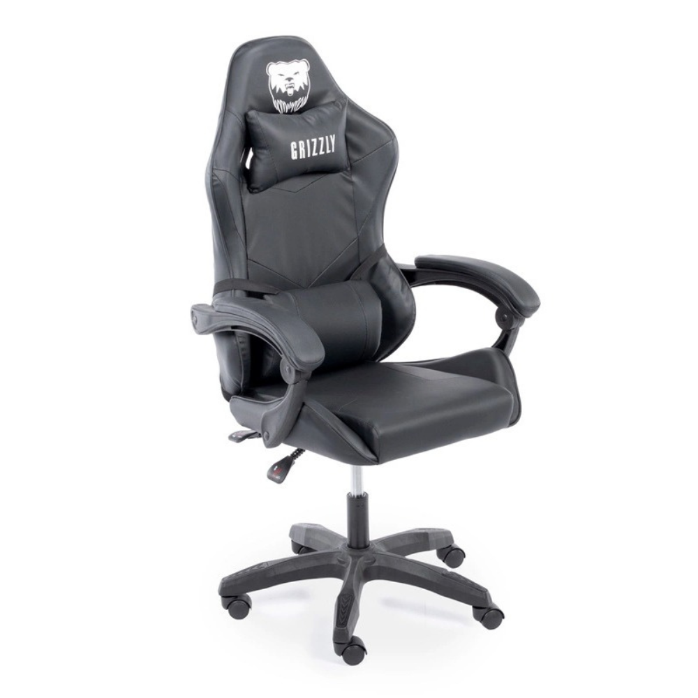 Fotel Gamingowy Obrotowy Regulowany Czarny