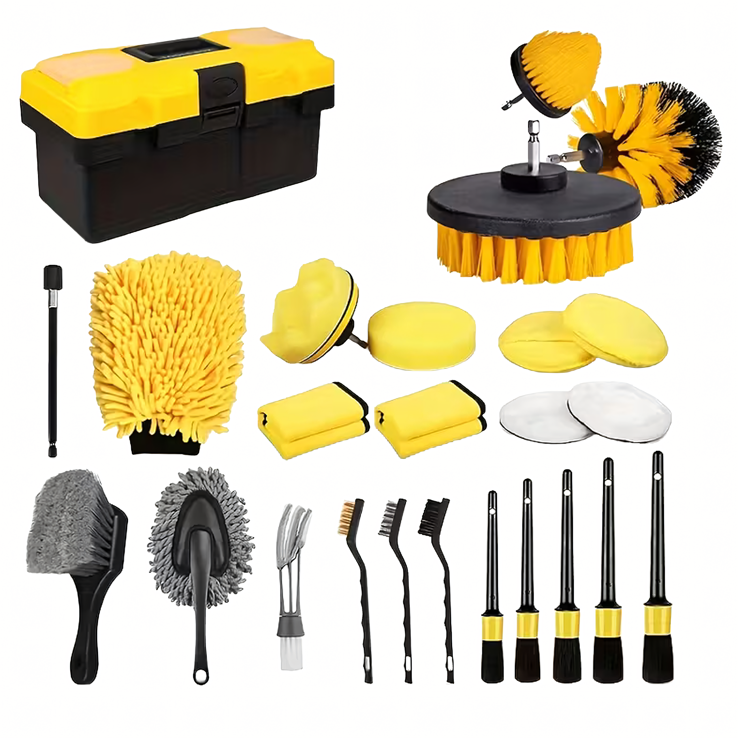 Zestaw Detailingowy do Detailingu Czyszczenia Samochodu Auta Skrzynka XXL