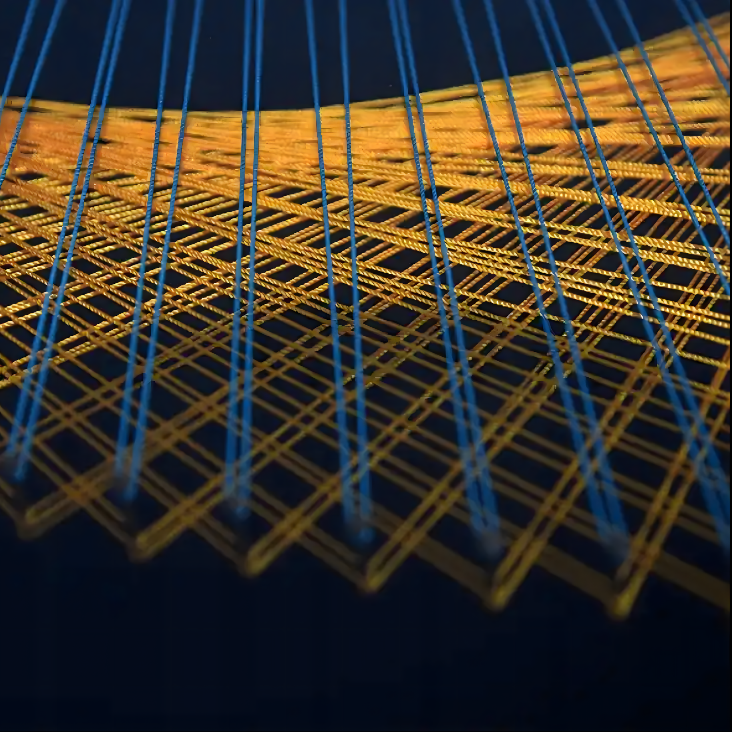 Zestaw Kreatywny Do String Art Przeplatanka Obraz z Nici Ramka 40x40cm - obrazek 3